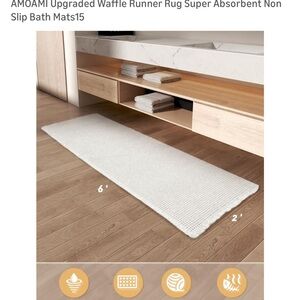 Amazon White Waffle Bath Mat